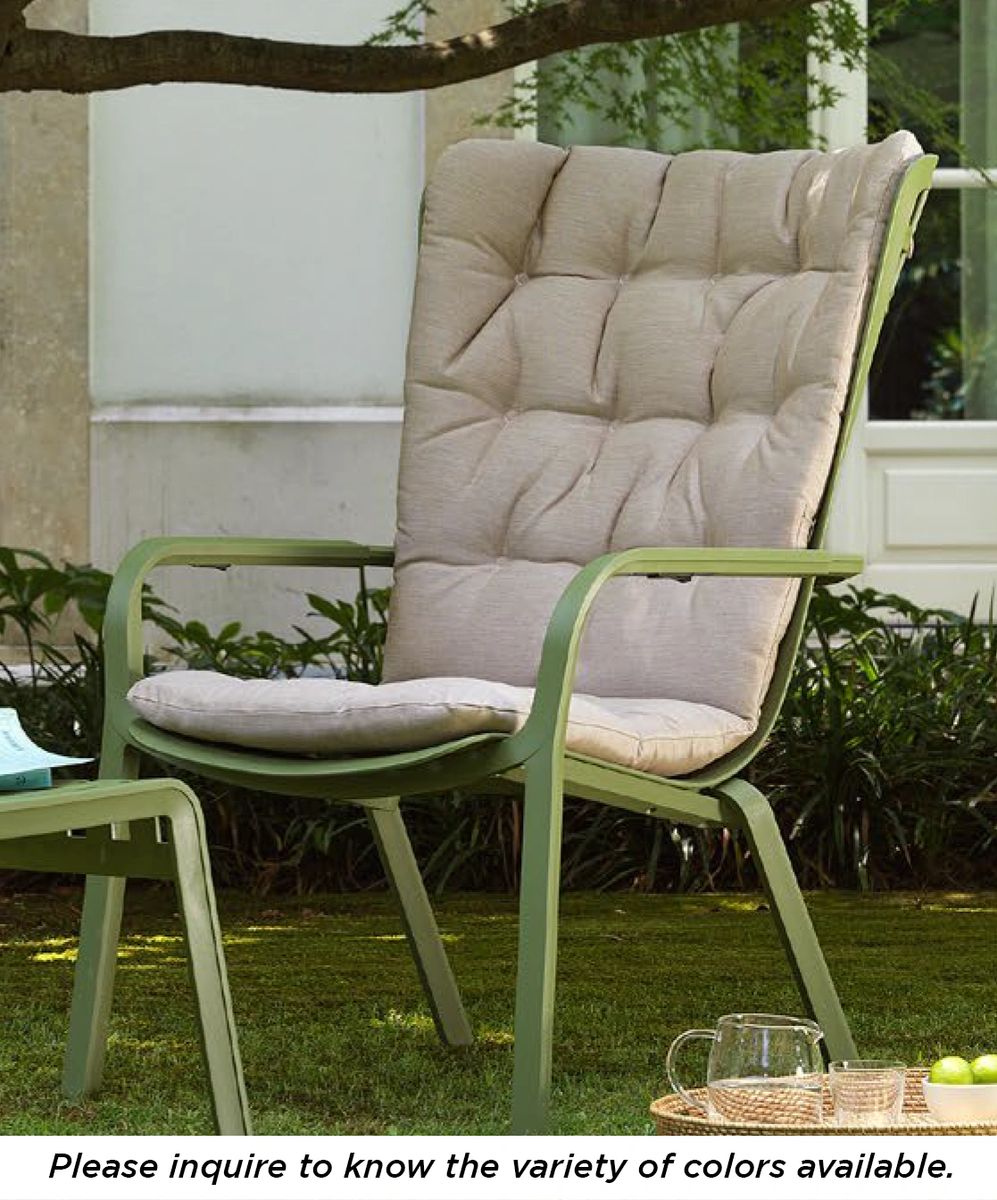 Folio Arm Chair with Cushion - Anthracite/Arctic
